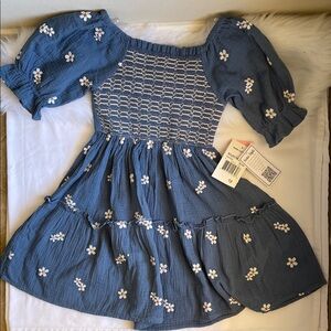 Rare Editions Girls Smocked Dress Size 12. Brand New With Tags.